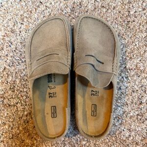 Birkenstock Brown Suede Naple Clogs